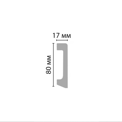 Плинтус напольный DECOMASTER D235ДМ 123022-5432